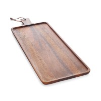 The Cellar Brown Large Acacia Wood Paddle Serving Board, 21.5” x 7.5”