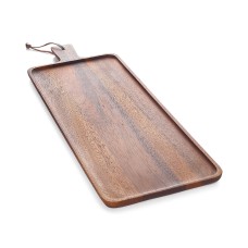 The Cellar Brown Large Acacia Wood Paddle Serving Board, 21.5” x 7.5”