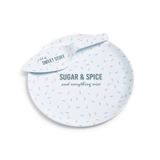 The Cellar Sugar & Spice Cake Server Set, White, 2 Pack