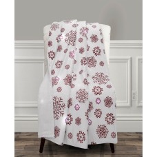 The Mountain Home Collection Led Holiday 50 X 60 Throw, Snowflake