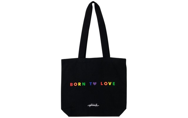 Graphic Tote Bag (Black)