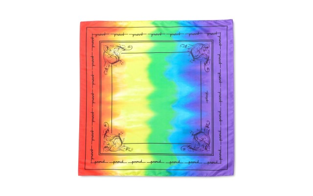  Rainbow Bandana, 22″ x 22″