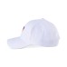  Rainbow Heart Baseball Cap, White