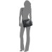  Womens Robertson Leather Satchel (Dark Gray)