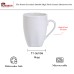 Ceramic Dinnerware Sets, Square-White, 16 Piece