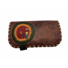 The Season Essentials Handmade Womens Vegan Wallet Water-based Print Eco Friendly Faux Leather Wallet