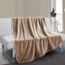  Luxury Velvet Throw, 50″ x 70″, Stone