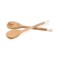 Thirstystone 2-Pc. Mango Wood Salad Server Set, Brown