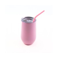 Thirstystone by Cambridge 16 oz Pink Insulated Straw Tumbler (Pink)