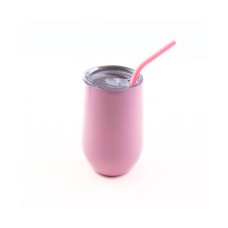 Thirstystone by Cambridge 16 oz Pink Insulated Straw Tumbler (Pink)