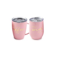 Thirstystone By Cambridge Day-to-Night Insulated Coffee Mug And Wine Tumbler