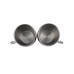  By Cambridge Faceted 20 Oz Moscow Mule Mugs, Set of 2, Black