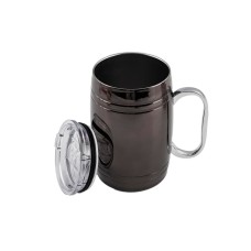 Thirstystone By Cambridge Insulated Beer Mug, 20 Oz, Black