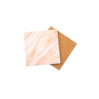 Thirstystone Pink & Orange Marble Coaster Single, 4.25″ x 4.25″