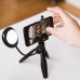 Thumbs Smartphone Holder Vlogging Tripod Light Stand, Black, 13.5 x 24cm
