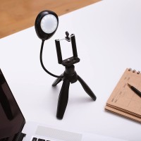 Thumbs Smartphone Holder Vlogging Tripod Light Stand, Black, 13.5 x 24cm