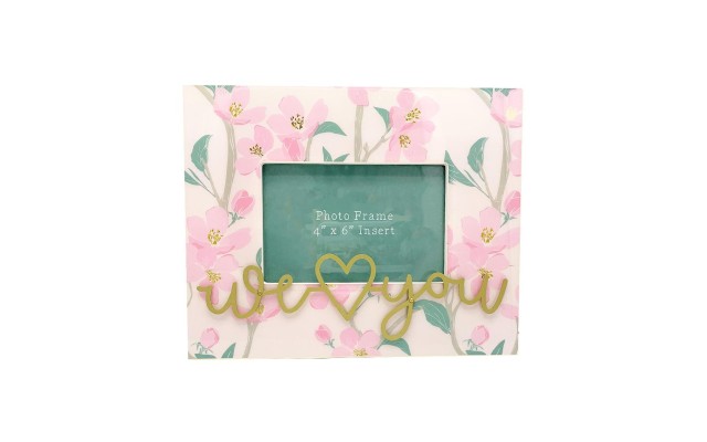  Frame with Metal Wording, 8×10 insert 4×6 (Pink)