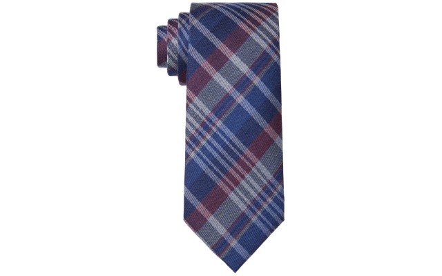 Tommy Hilfiger Men’s Fancy Boston Check Tie, Navy