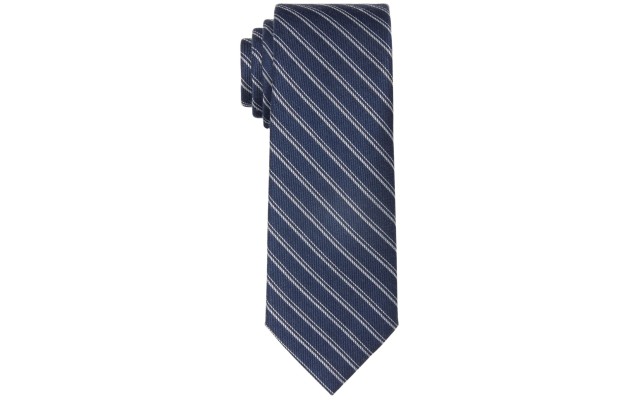 Tommy Hilfiger Men’s Indigo Stripe Slim Tie