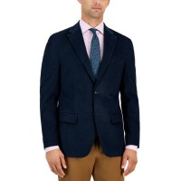 Tommy Hilfiger Men’s Modern Fit Corduroy Sport Coat Blazer, Navy, 36R