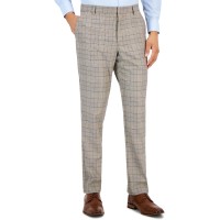 Tommy Hilfiger Men’s Modern-Fit Stretch Performance Pants, Beige, 32×32