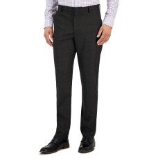 Tommy Hilfiger Men’s Modern-Fit Stretch Performance Pants, Brown/Teal, 33×30