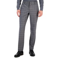 Tommy Hilfiger Men’s Modern-Fit Stretch Performance Pants, Grey/Blue, 30×32