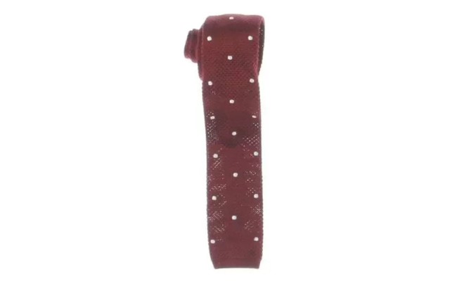  Mens Red Silk Blend Business Office Neck Tie