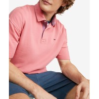 Tommy Hilfiger Men’s Super Soft Easy Fit Polo Shirt, Pink, Medium