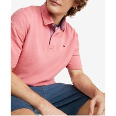 Tommy Hilfiger Men’s Super Soft Easy Fit Polo Shirt, Pink, Medium