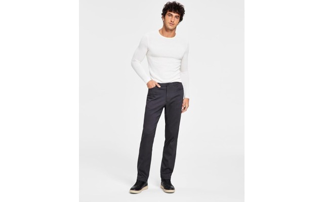  Men’s Th Flex Modern Fit Four-Pocket Twill Pants, Charcoal, 36×29