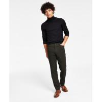 Tommy Hilfiger Men’s Th Flex Modern Fit Four-Pocket Twill Pants, Olive, 33×32
