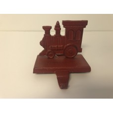 Trans Pac Iron Toy Train Stocking Holder In Red, 5.25″ W x 4.5″