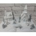 Transpac Light up Musical Snow-Storybook Christmas Scene Decoration, White