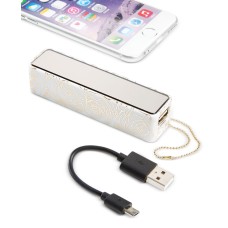Triple C Universal Portable Charger with Mirror, Gold