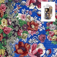 Trove I Go To (250) Pieces Wooden Puzzle: Display Jar: Floral Table Cover