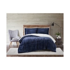 Truly Soft Cuddle Warmth Indigo Twin XL Comforter Set, Blue