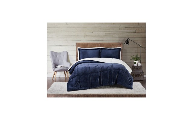  Cuddle Warmth Indigo Twin XL Comforter Set, Blue