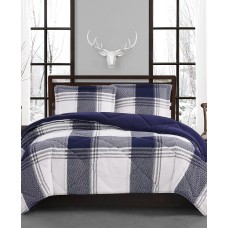 Truly Soft Reversible Plaid Velvet Sherpa 3-PC Comforter Sets