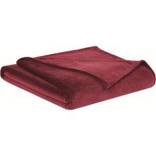 Truly Soft Velvet Plush Throw, 60″ x 50″, Red