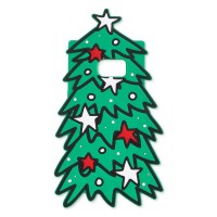 TwelveNYC Holiday Tree Silicone Gel Phone Case For iPhone 7 (Green)