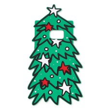 TwelveNYC Holiday Tree Silicone Gel Phone Case For iPhone 7 (Green)