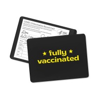 Twelvenyc Vaccination Card Holder, Black, 3 3/8″ x 4 ½”