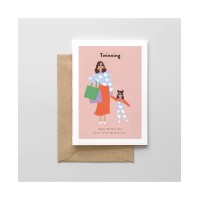 Twinning Mother’s Day Greeting Card, Pink, 4.25″ x 6.25″