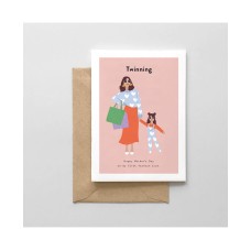 Twinning Mother’s Day Greeting Card, Pink, 4.25″ x 6.25″