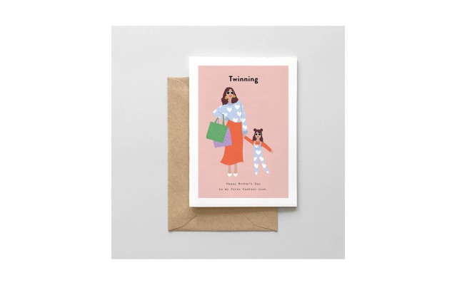 Twinning Mother’s Day Greeting Card, Pink, 4.25″ x 6.25″