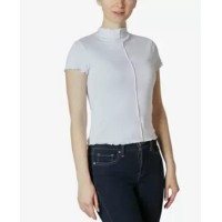 Ultra Flirt Juniors Mock-Neck Tops, White, X-Small
