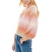  Juniors Ombre Mock-Neck Sweaters, Pink, Large