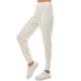  Juniors’ Teddy Jogger Pants, Ivory/S