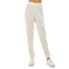 Ultra Flirt Juniors’ Teddy Jogger Pants, Ivory/S